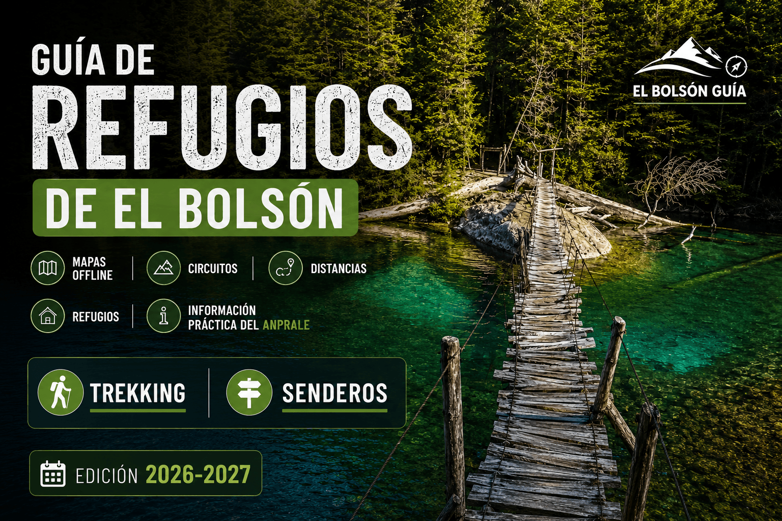 Portada de la Guía de Refugios de El Bolsón